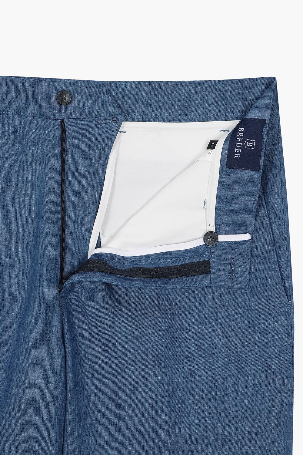 MANIFA 린넨 프리미엄 851 블루 쇼츠