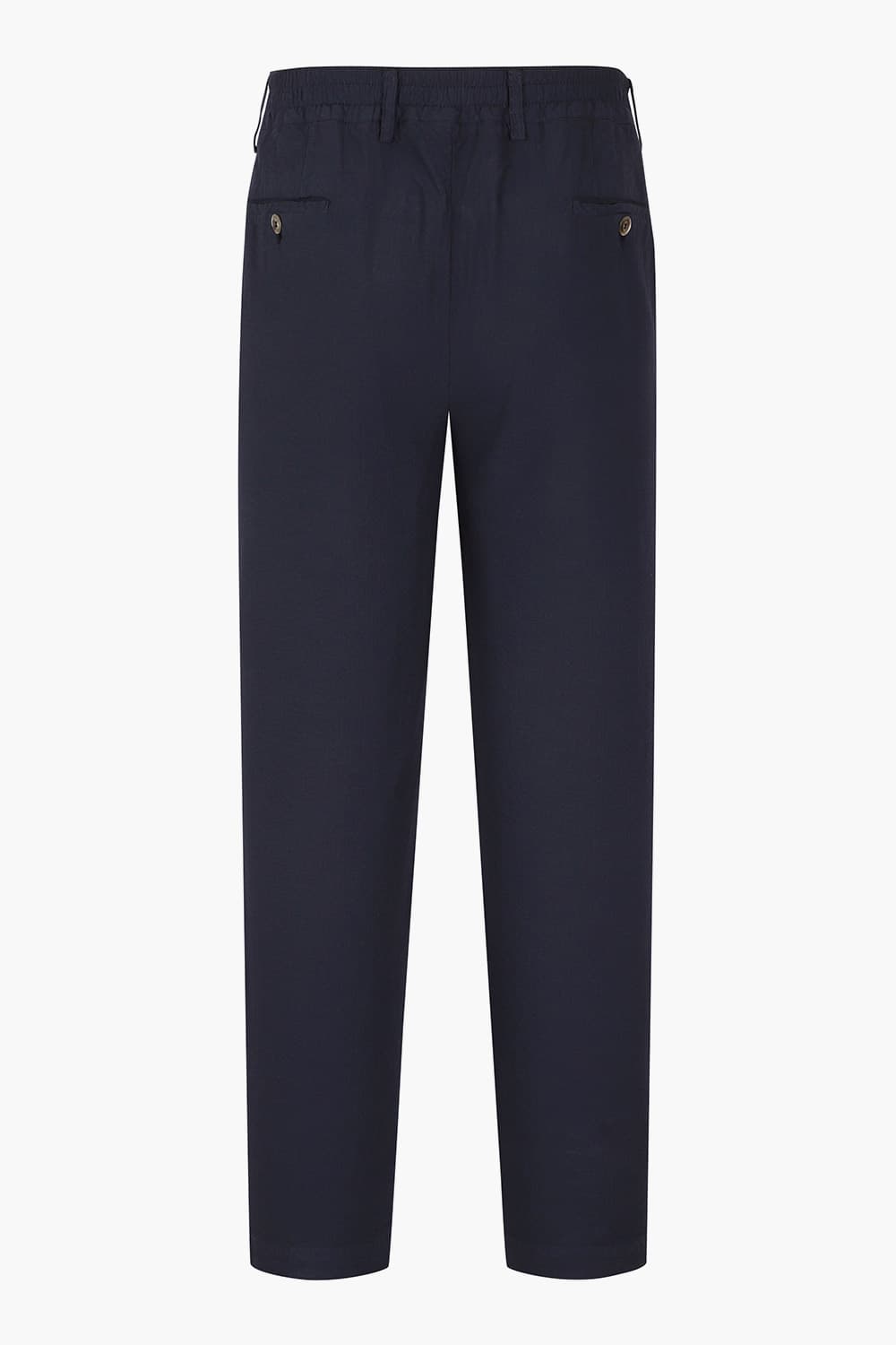 SEERSUCKER 코튼 핀턱 스트레이트 806 다크네이비 팬츠