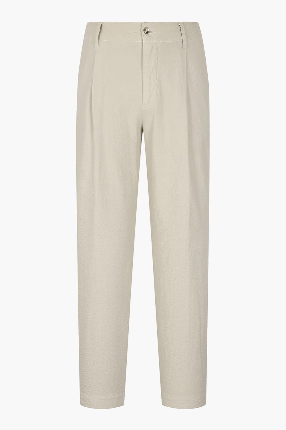 SEERSUCKER 코튼 핀턱 스트레이트 806 라이트베이지 팬츠