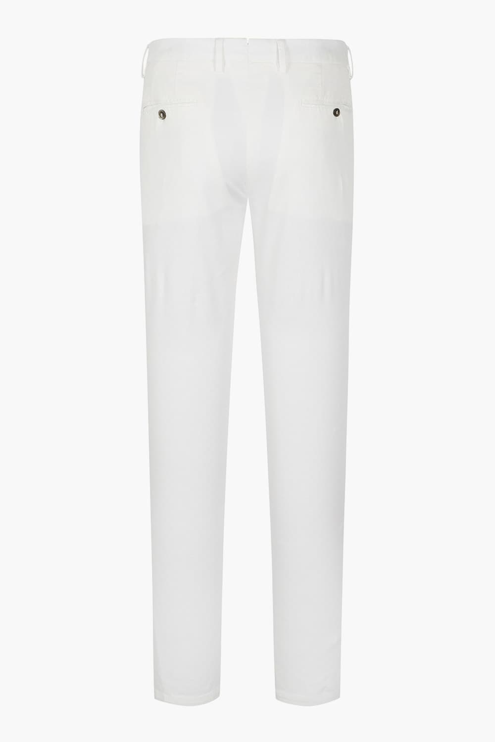 코튼 슬림 803 화이트 팬츠