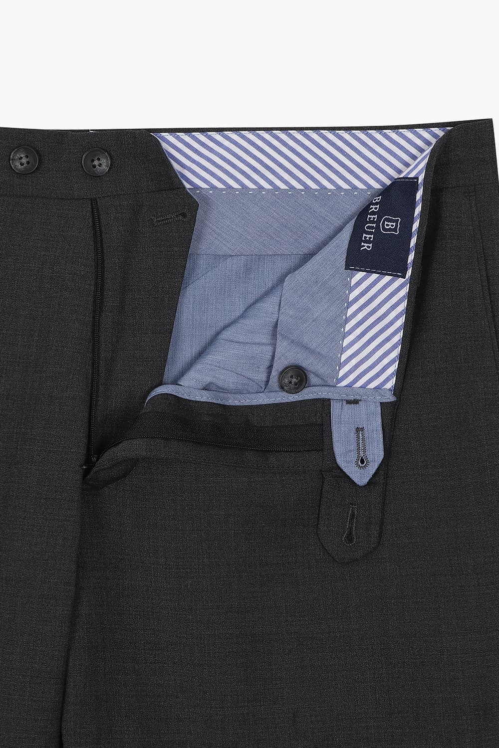 G.T.I 울 혼방 슬림 802 차콜그레이 팬츠