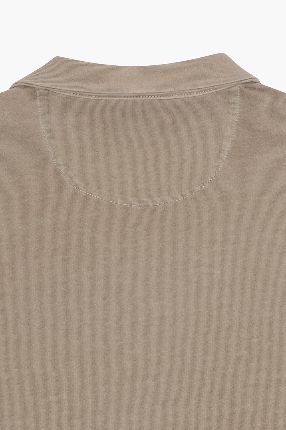 MC 코튼 노 버튼 502 라이트브라운 반소매 티셔츠