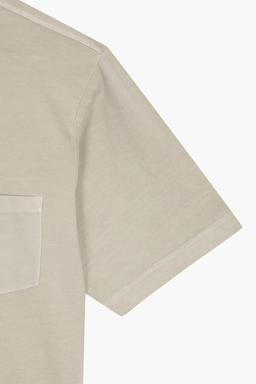 MC 코튼 버튼 다운 501 베이지 반소매 티셔츠