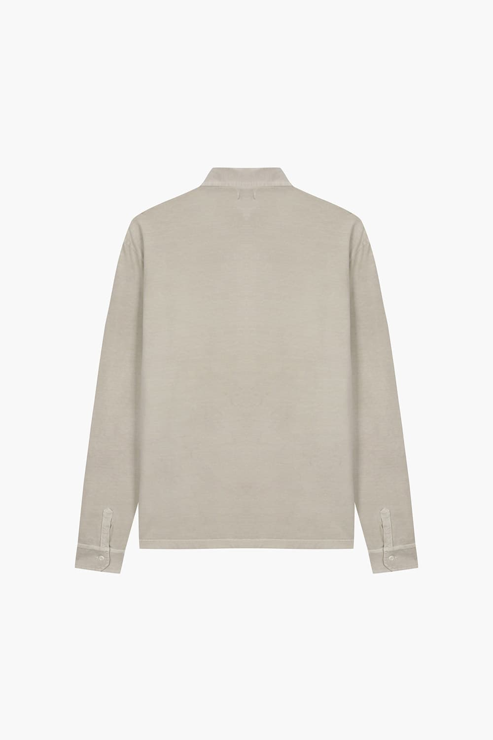 CHEMISE 코튼 폴로 101 베이지 긴소매 티셔츠