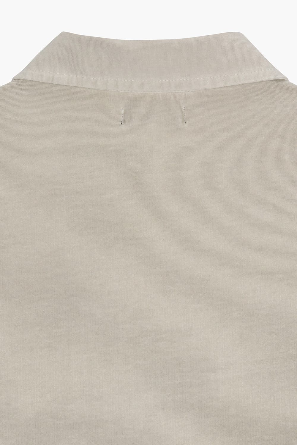 CHEMISE 코튼 폴로 101 베이지 긴소매 티셔츠