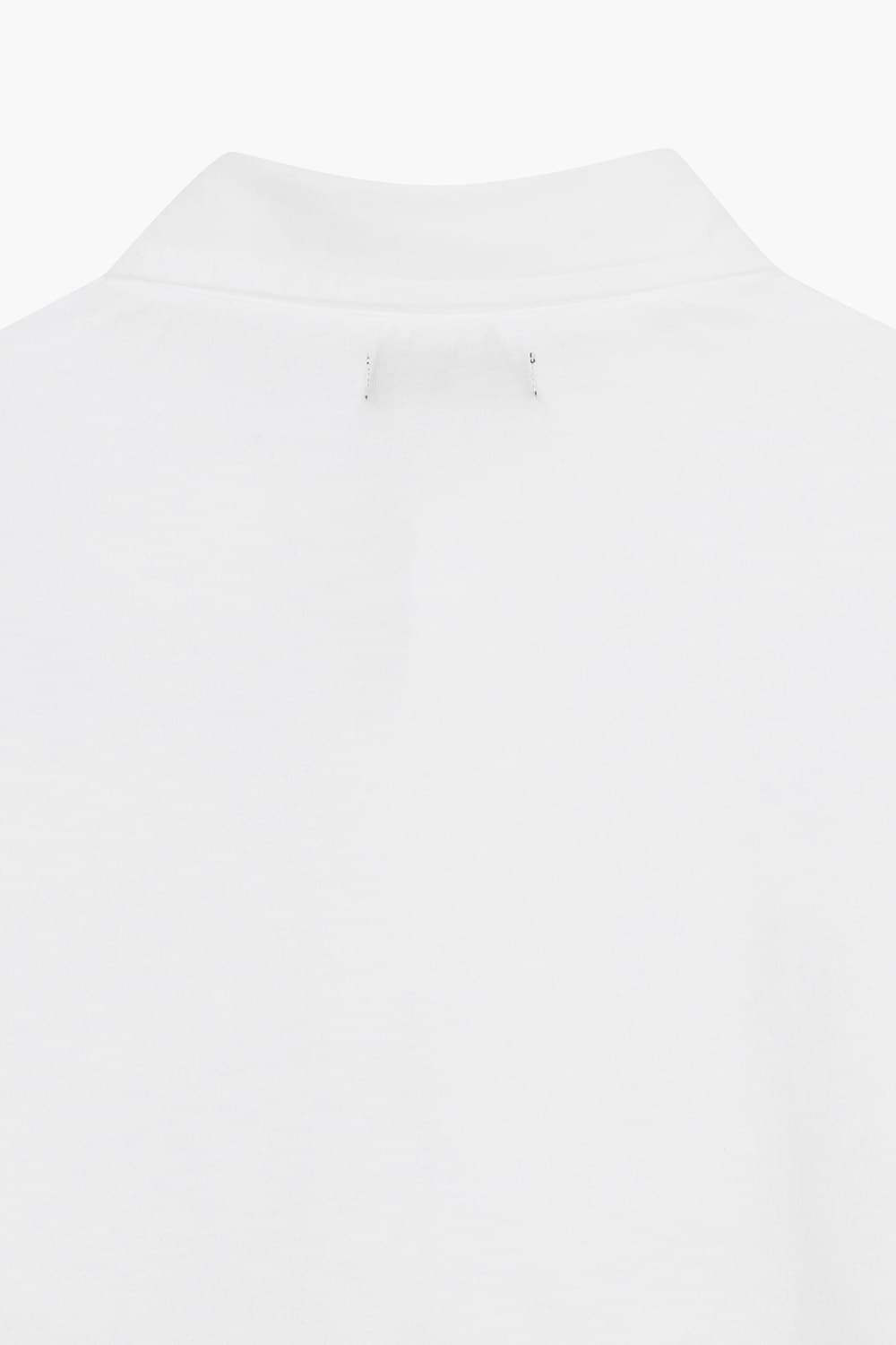 CHEMISE 코튼 폴로 101 화이트 긴소매 티셔츠