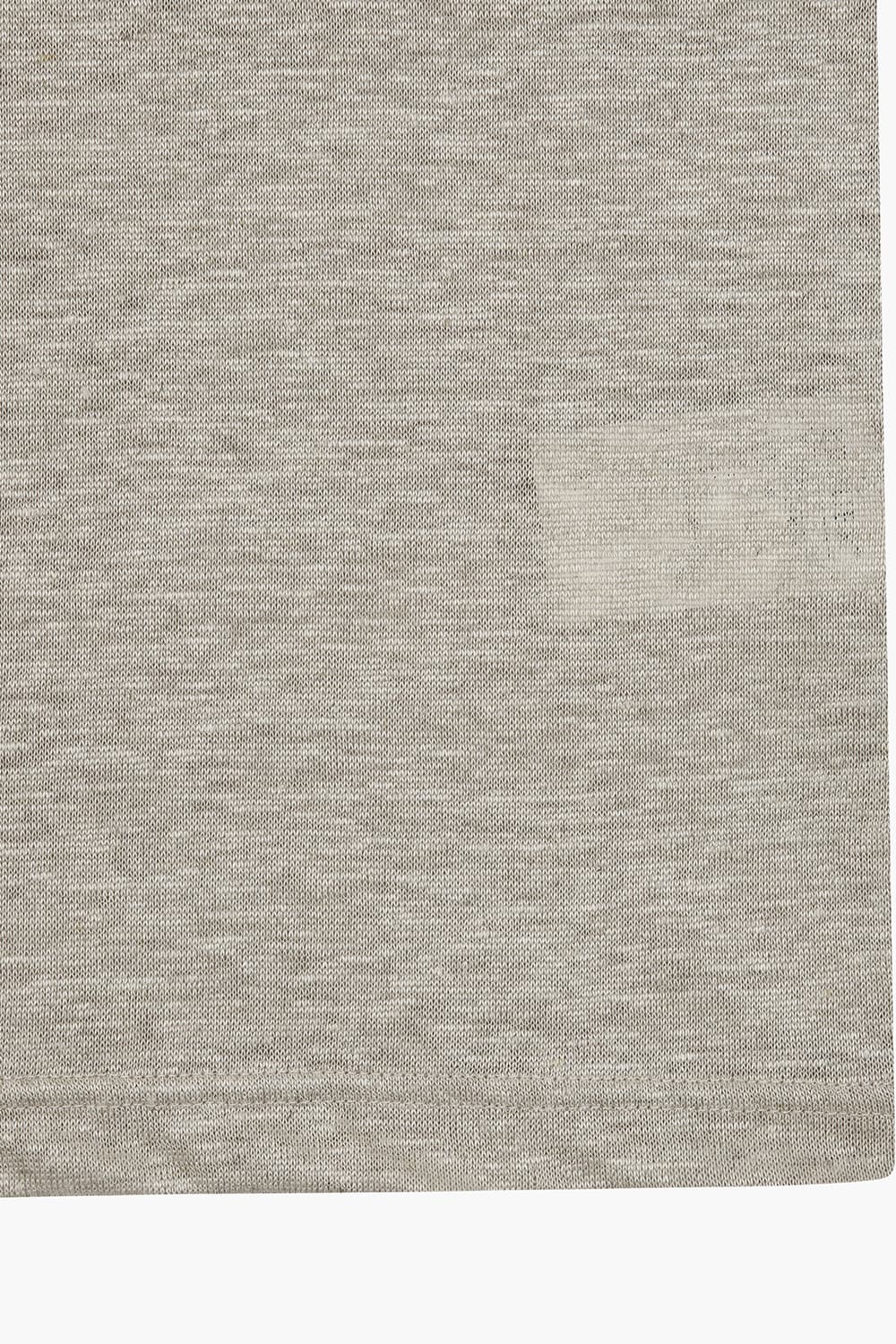 린넨 포켓 오버사이즈 101 라이트브라운 반소매 티셔츠