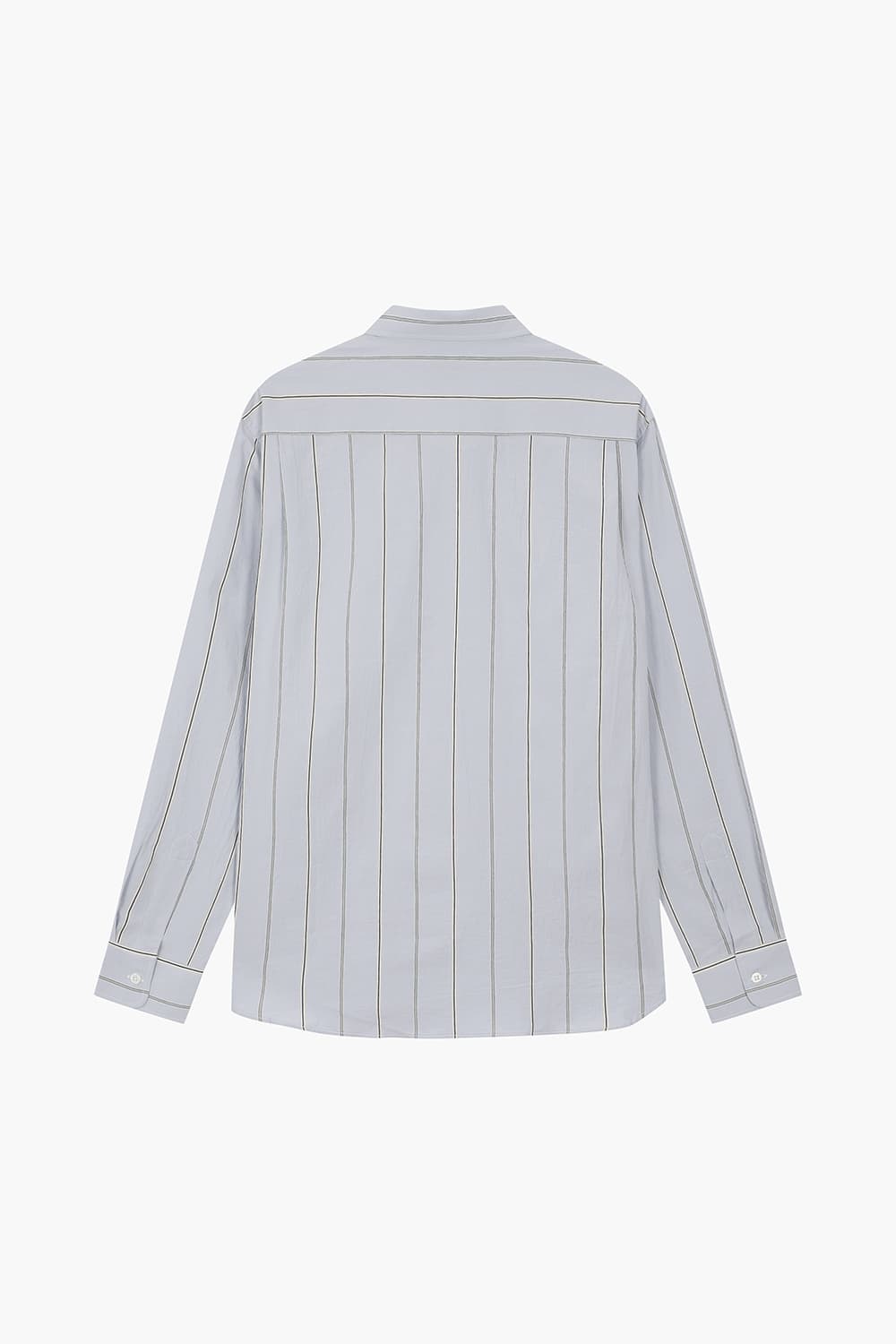 ARTIST 코튼 스트라이프 투 포켓 101 라이트블루 셔츠