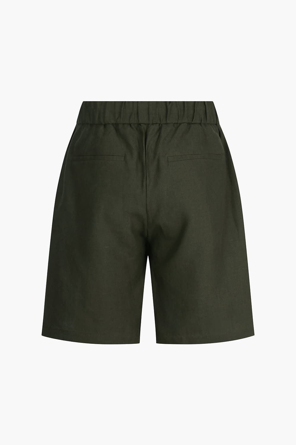 LOUNGE 울 드로우스트링 밴딩 101 다크카키 쇼츠