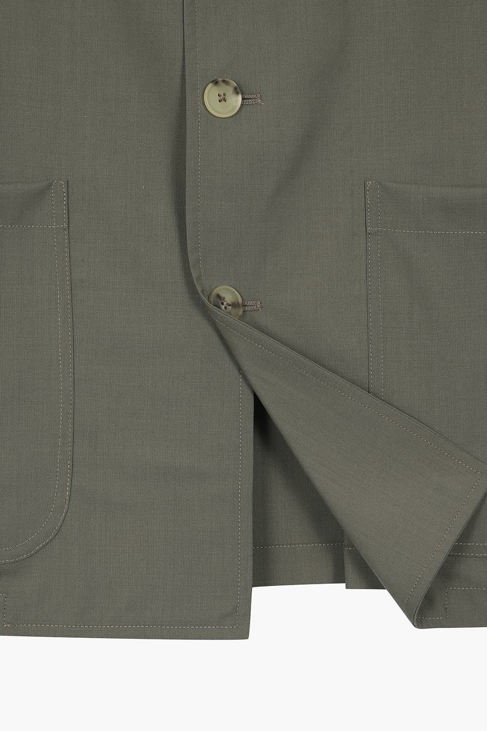 TRAVELER 울 테일러드 102 카키 캐주얼 자켓