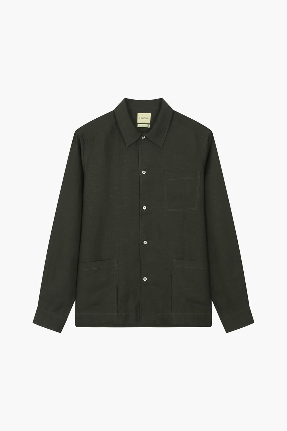 PAINTER'S 린넨 셔츠형 101 다크카키 캐주얼 자켓