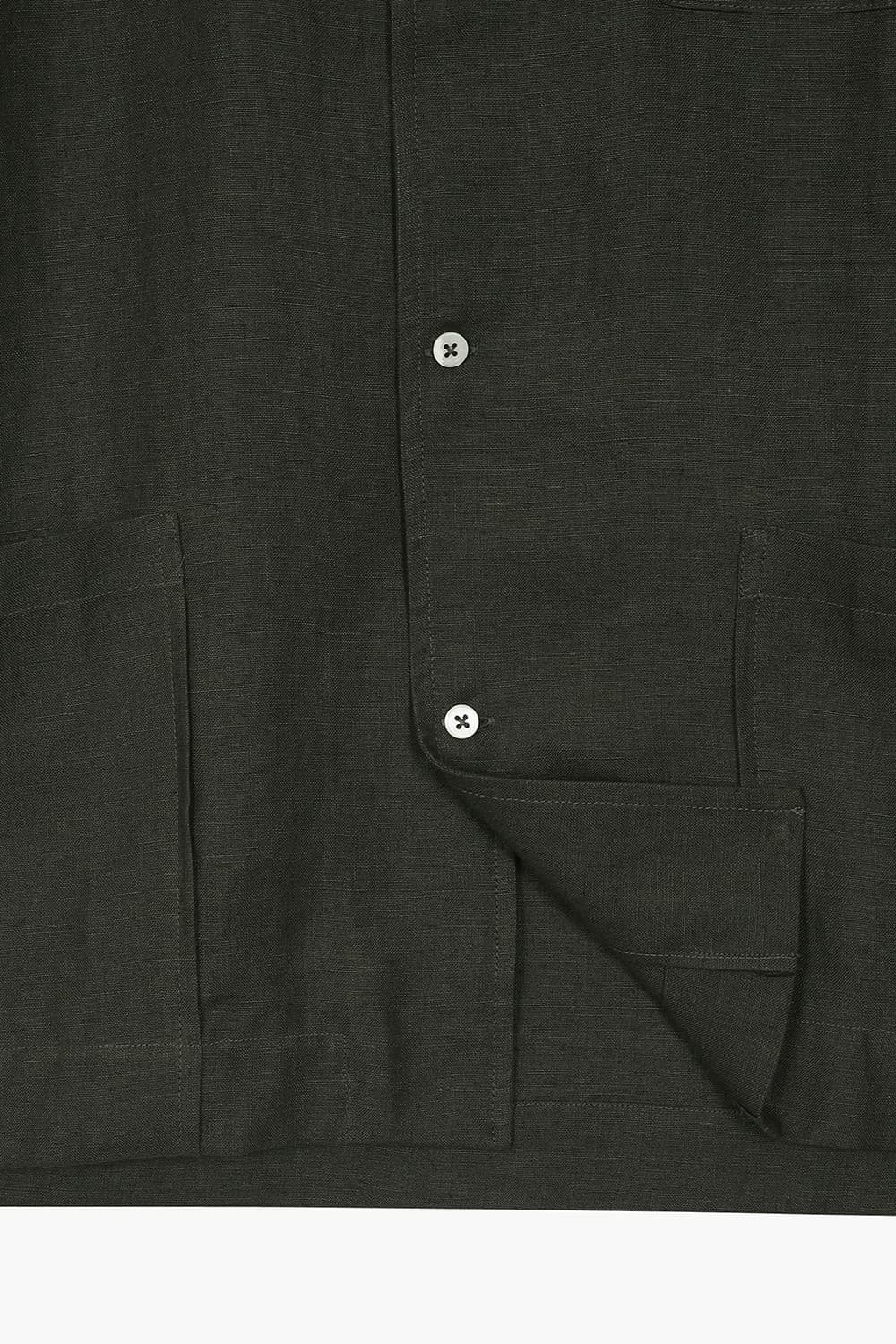 PAINTER'S 린넨 셔츠형 101 다크카키 캐주얼 자켓