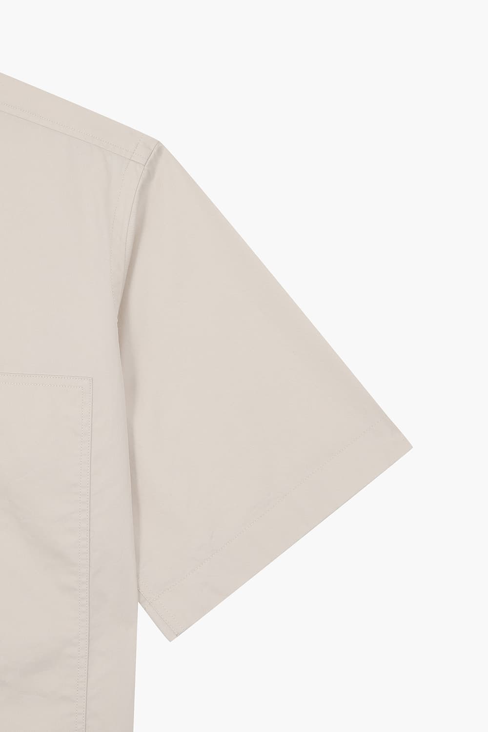 SKYLOR 코튼 투 포켓 108 라이트베이지 반소매 셔츠