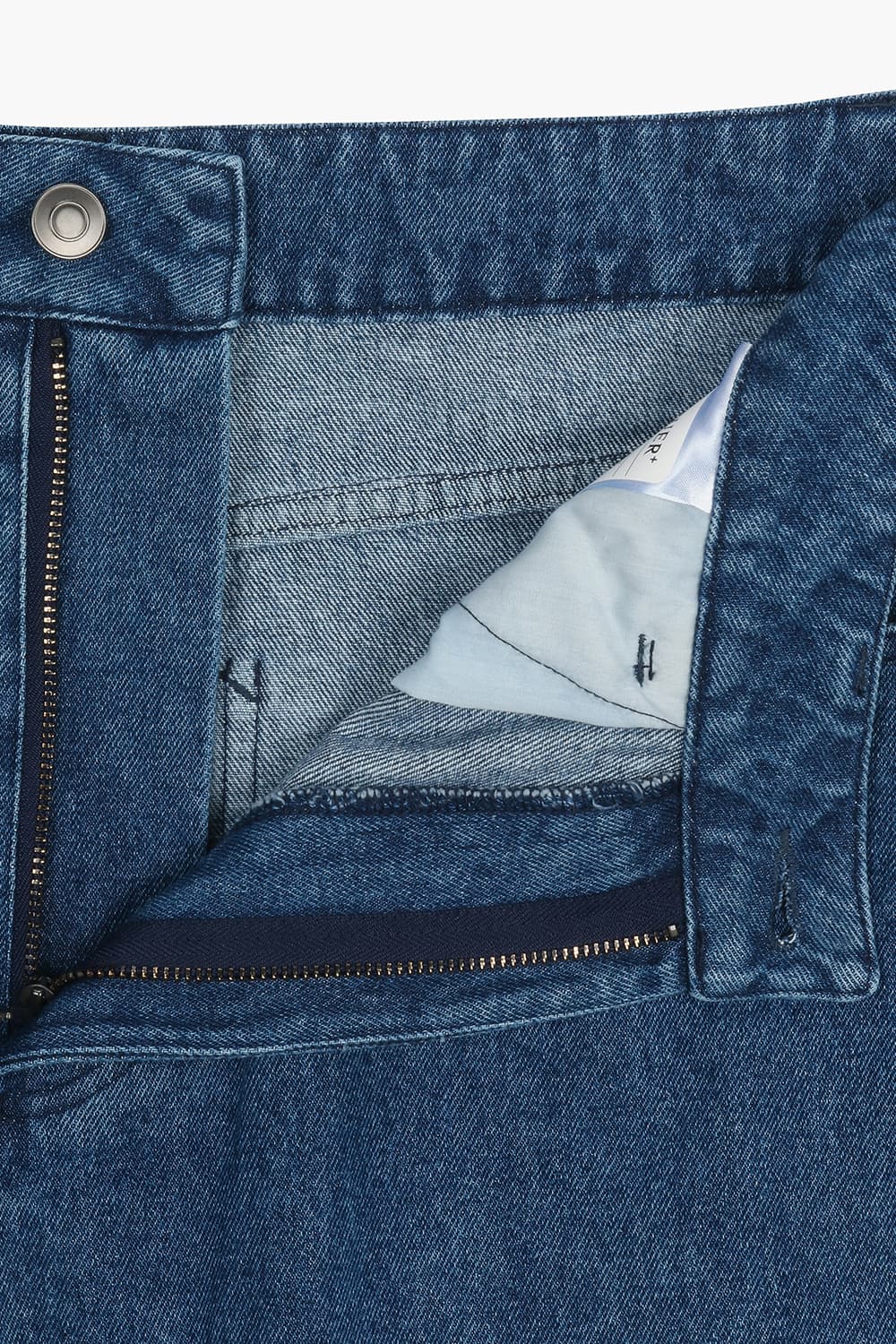 PIERRE 데님 세미와이드 103 블루 캐주얼 팬츠