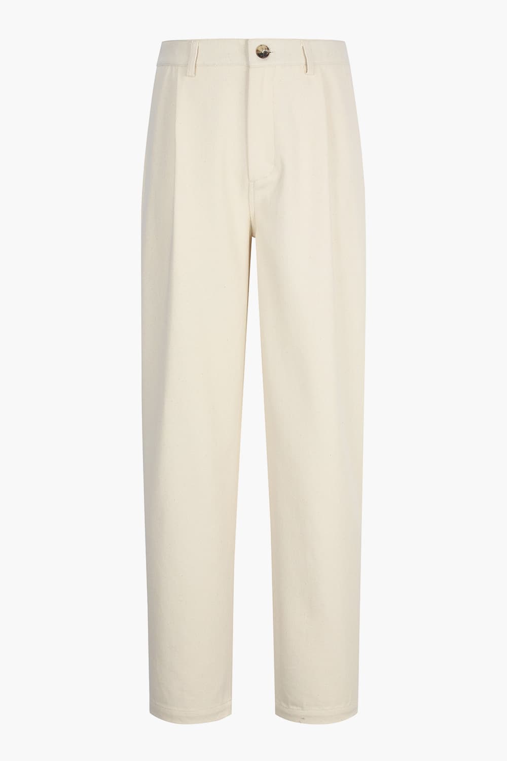 PRESLEY 코튼 세미와이드 102 아이보리 캐주얼 팬츠