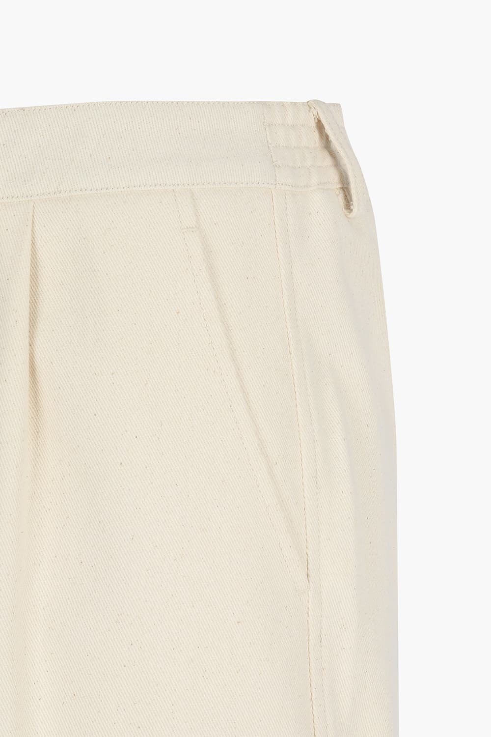 PRESLEY 코튼 세미와이드 102 아이보리 캐주얼 팬츠