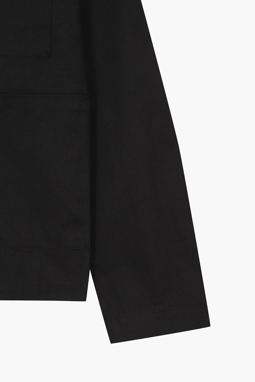 CAMERON 코튼 일러스트 트윌 101 블랙 캐주얼 자켓