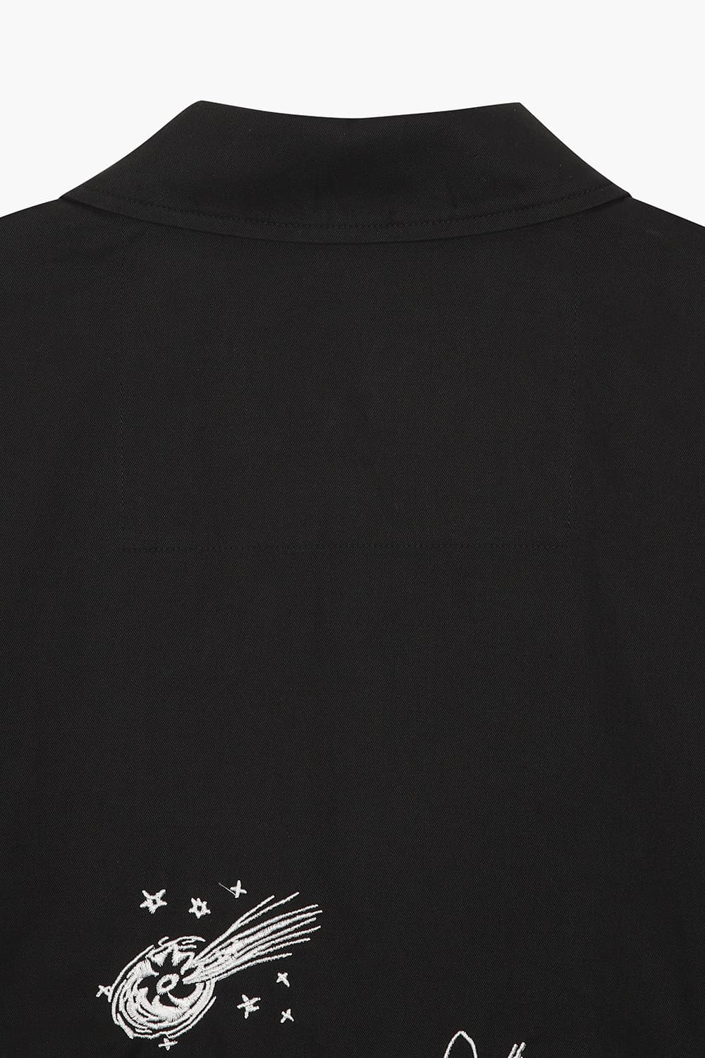 CAMERON 코튼 일러스트 트윌 101 블랙 캐주얼 자켓