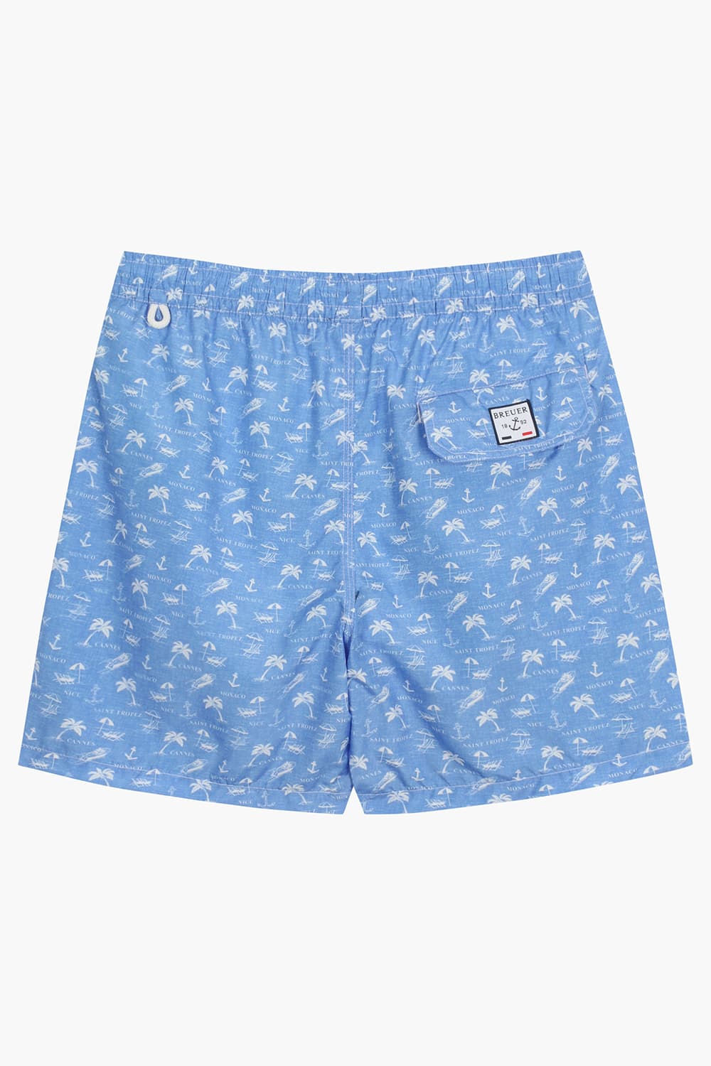 하와이안 드로우스트링 밴딩 501 블루 쇼츠