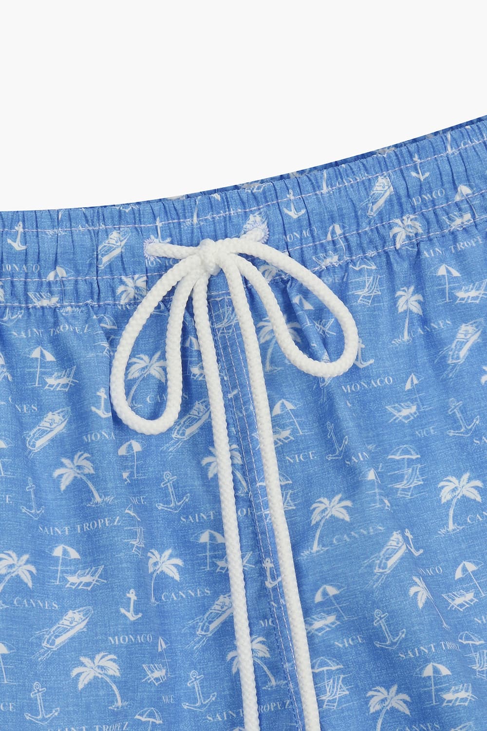 하와이안 드로우스트링 밴딩 501 블루 쇼츠