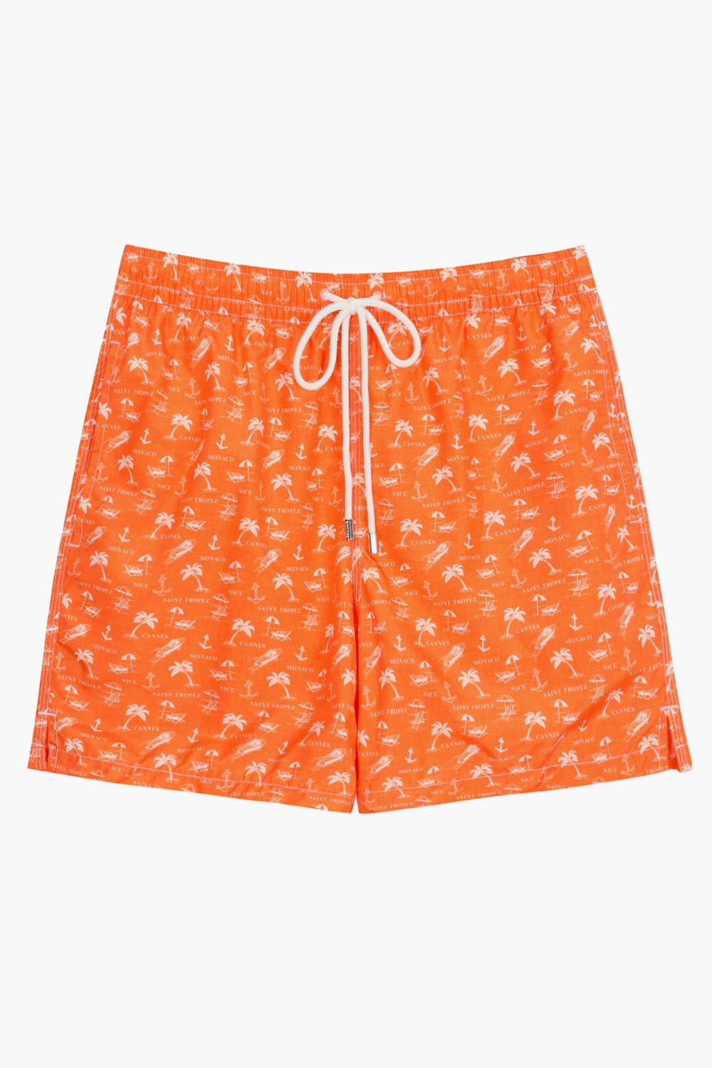 하와이안 드로우스트링 밴딩 501 오렌지 쇼츠