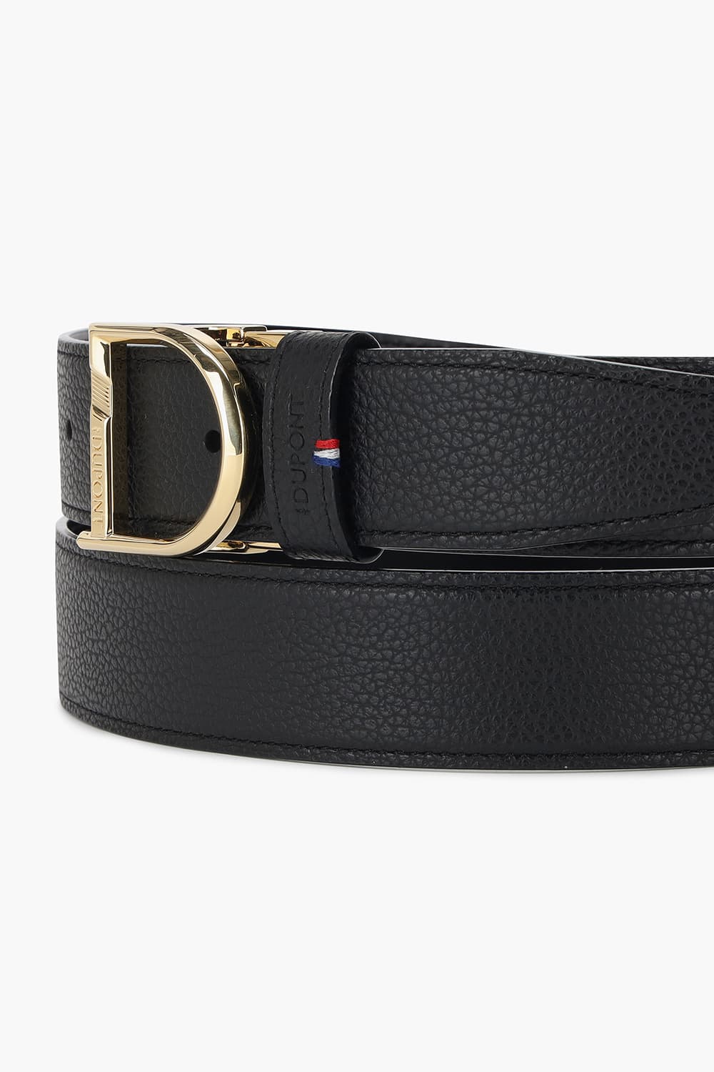 D로고 버클 리버서블 골드 35MM 리버서블 벨트 블랙 CJ9351100Z