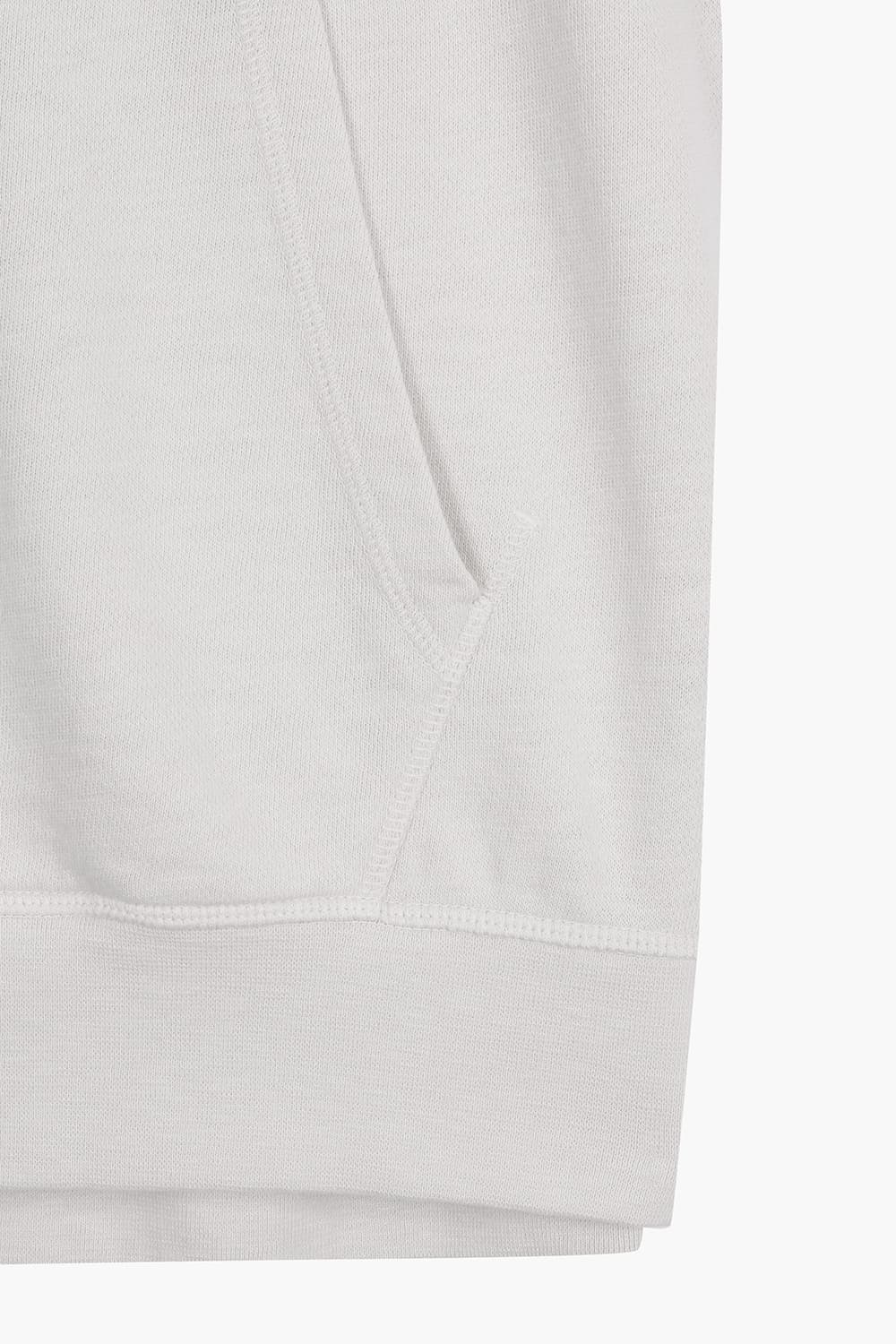 LIGHT 코튼 후드 101 라이트그레이 긴소매 티셔츠