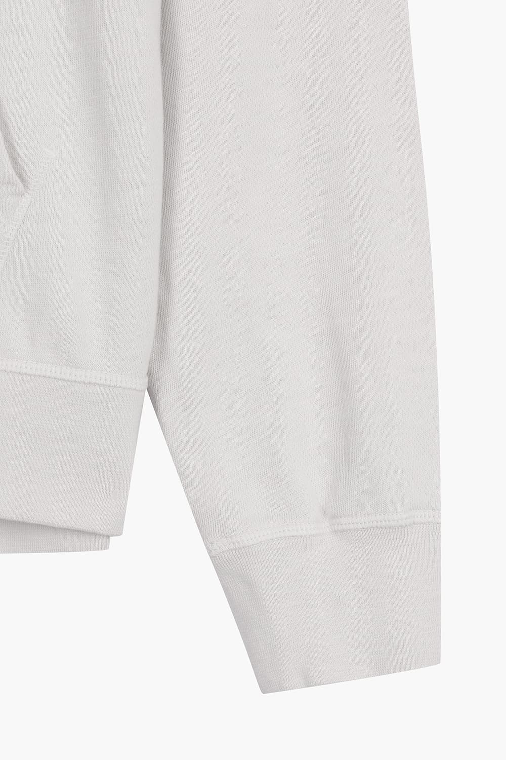 LIGHT 코튼 후드 101 라이트그레이 긴소매 티셔츠