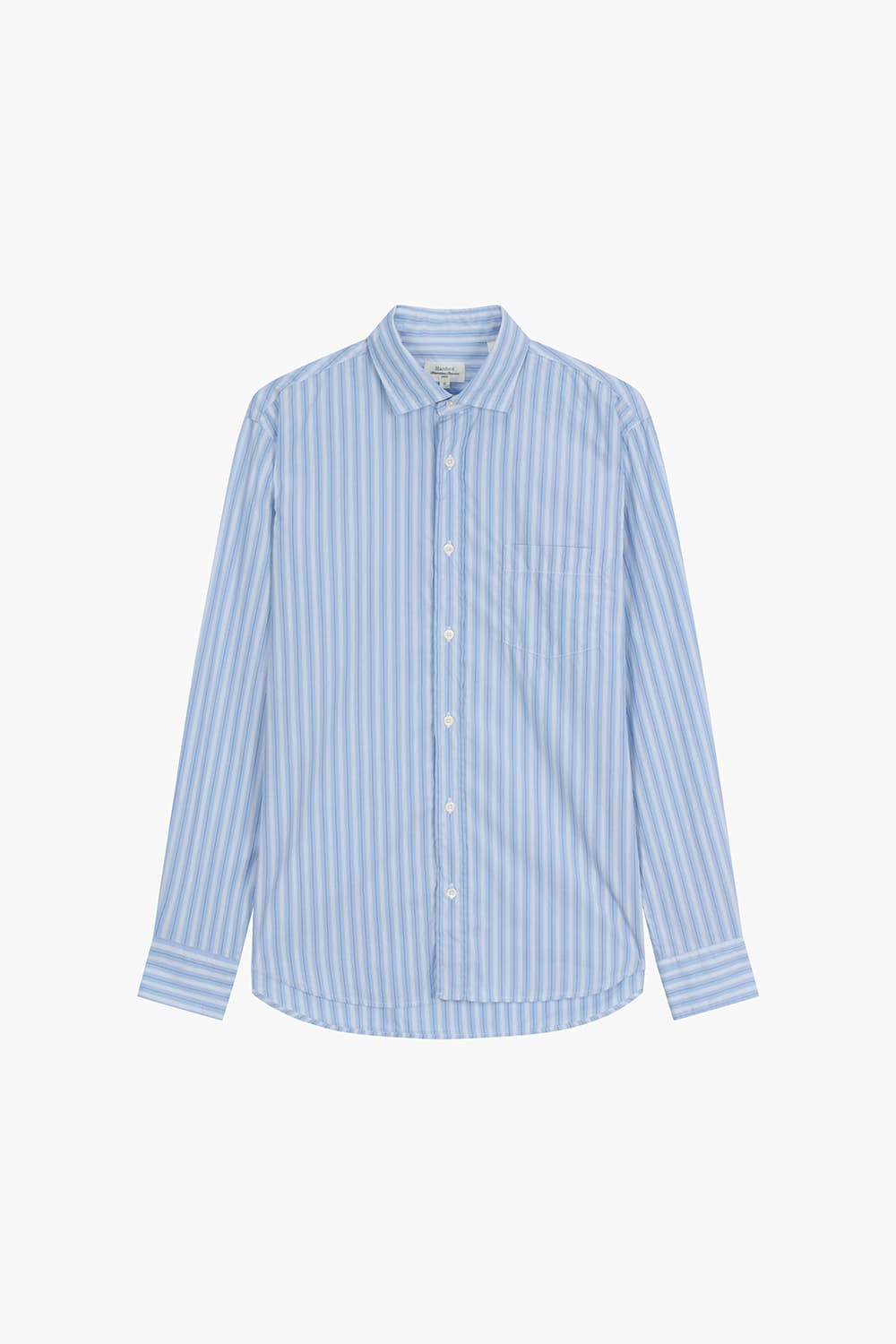 PAUL 코튼 스프라이프 포켓 105 라이트블루 셔츠