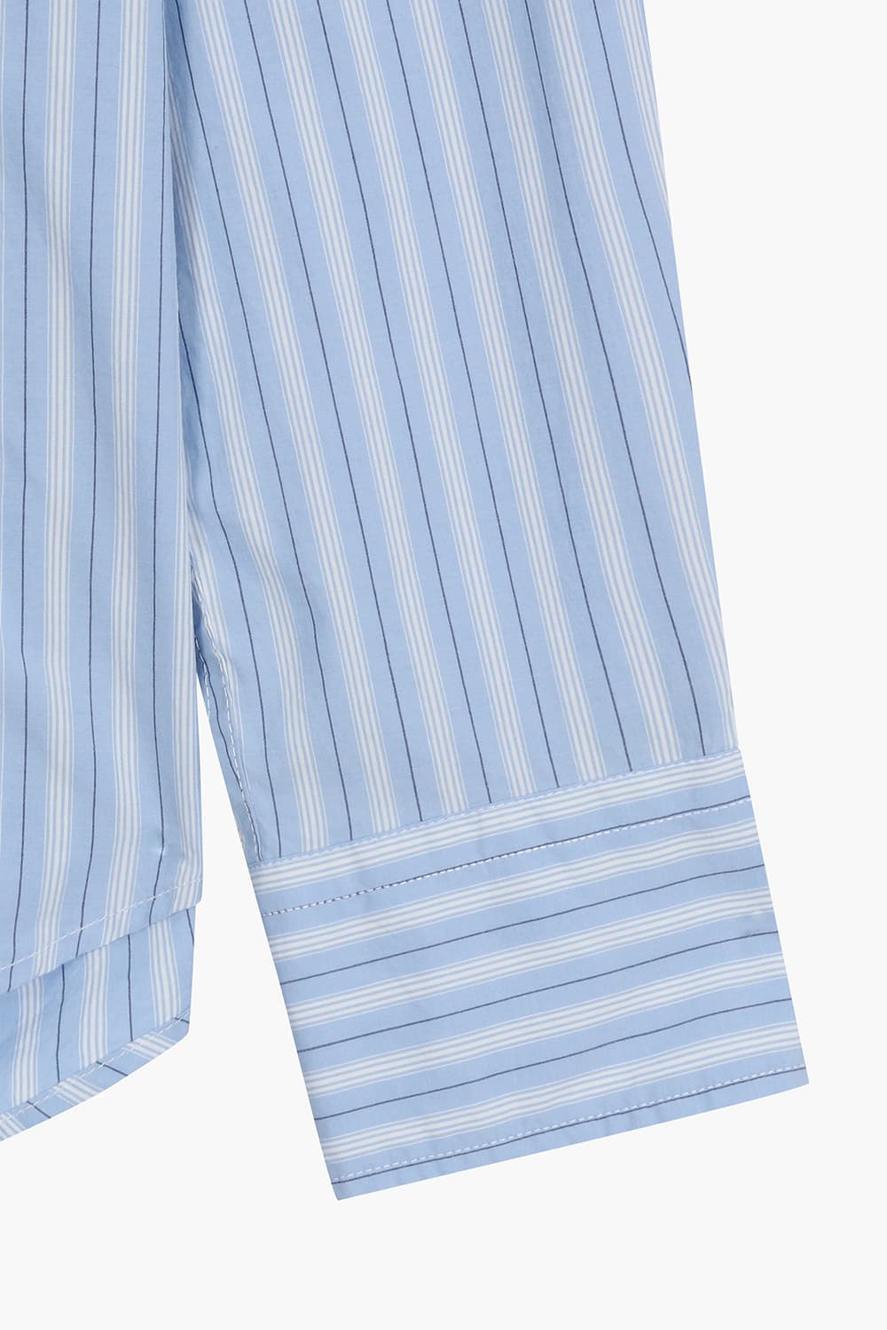 PAUL 코튼 스프라이프 포켓 105 라이트블루 셔츠