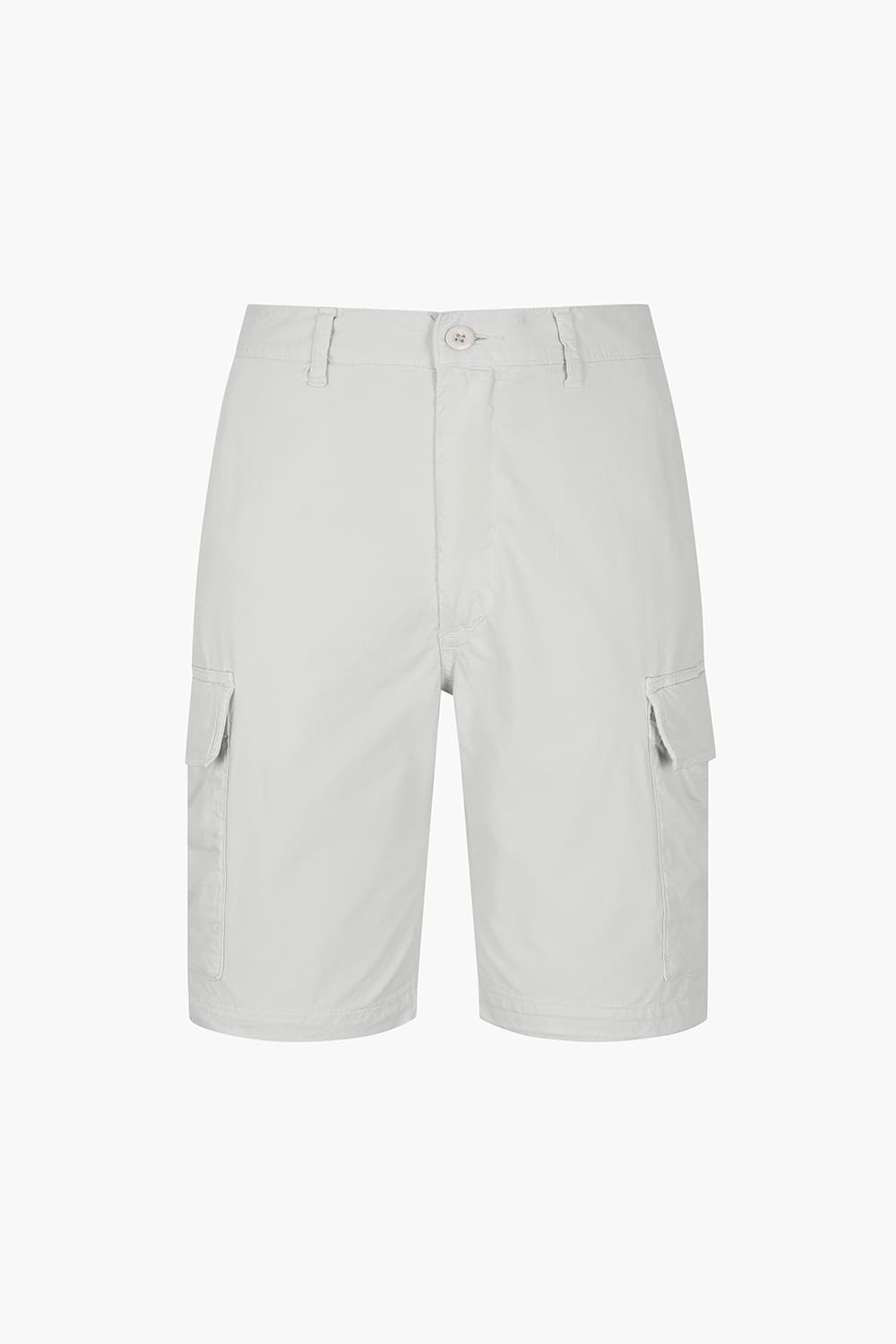 CARGO 코튼 사이드 포켓 504 라이트그레이 쇼츠
