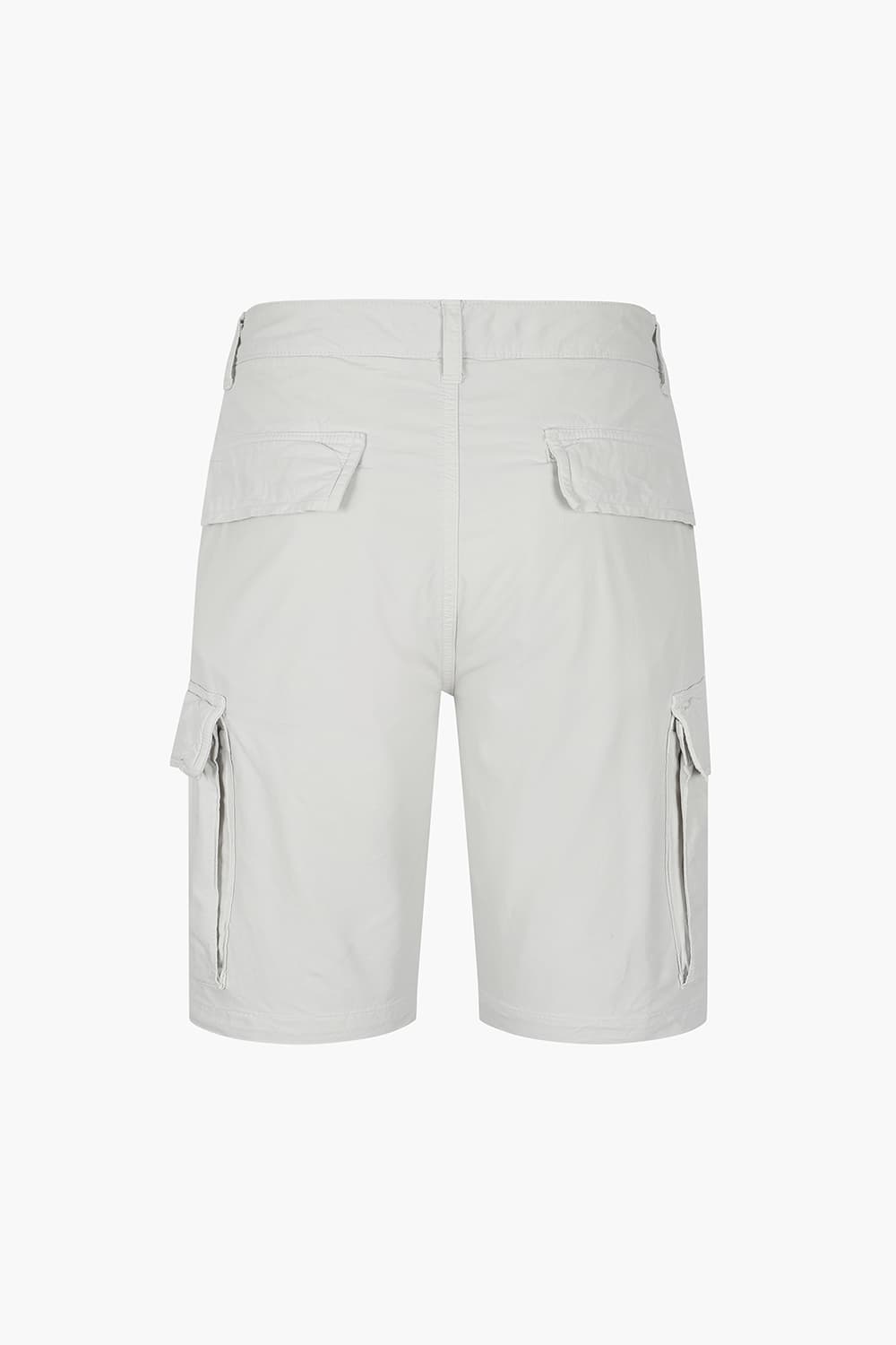 CARGO 코튼 사이드 포켓 504 라이트그레이 쇼츠
