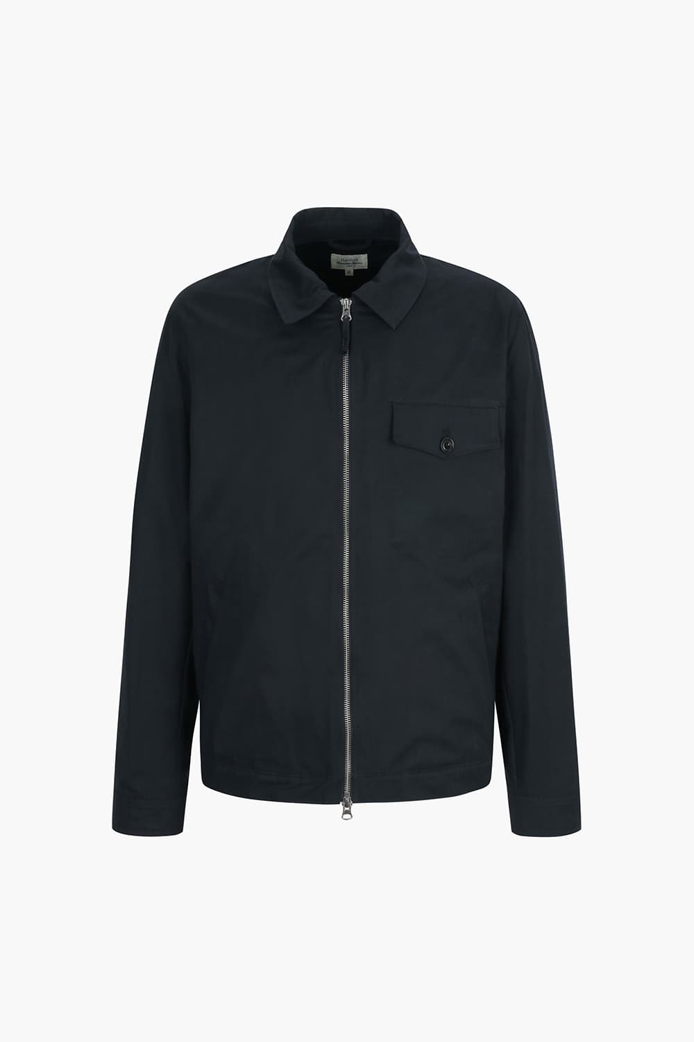 DANNY 면 혼방 헤링턴 111 다크네이비 점퍼