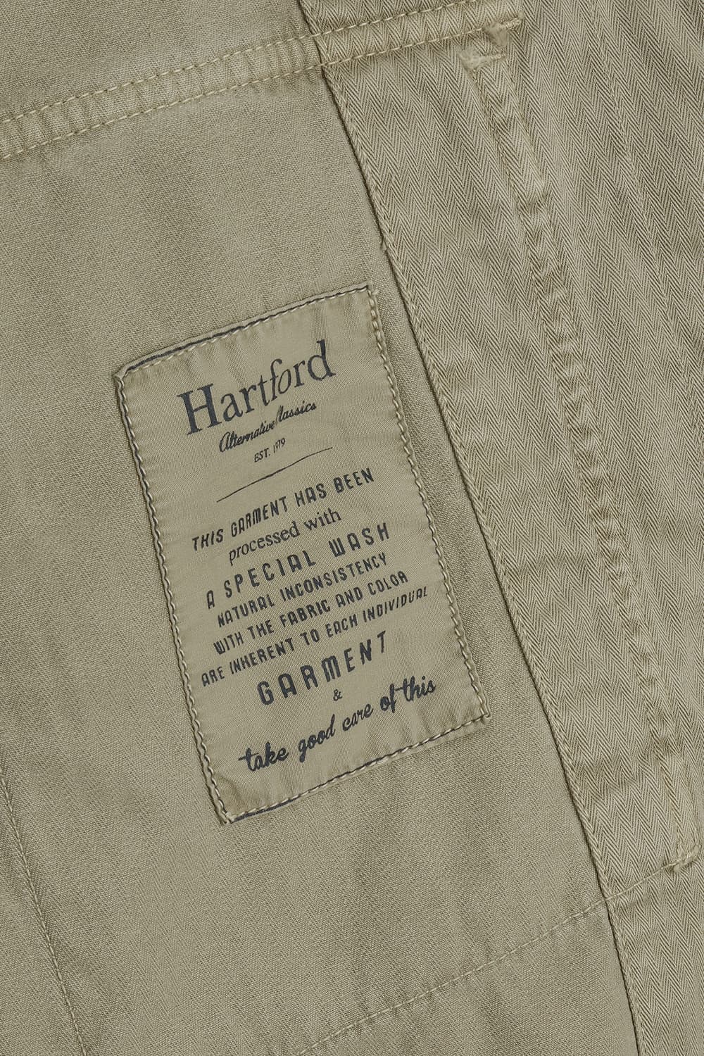 DAR 코튼 투 포켓 셔츠형 104 라이트카키 캐주얼 자켓