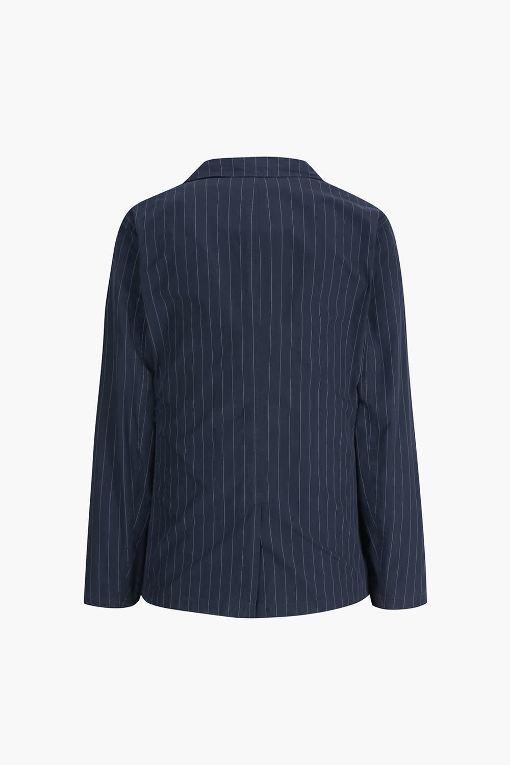 JONNY 코튼 스트라이프 101 다크네이비 테일러드 자켓