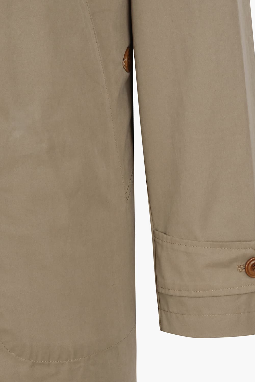 CHARLY 면 혼방 후드 롱 101 베이지 다운 점퍼