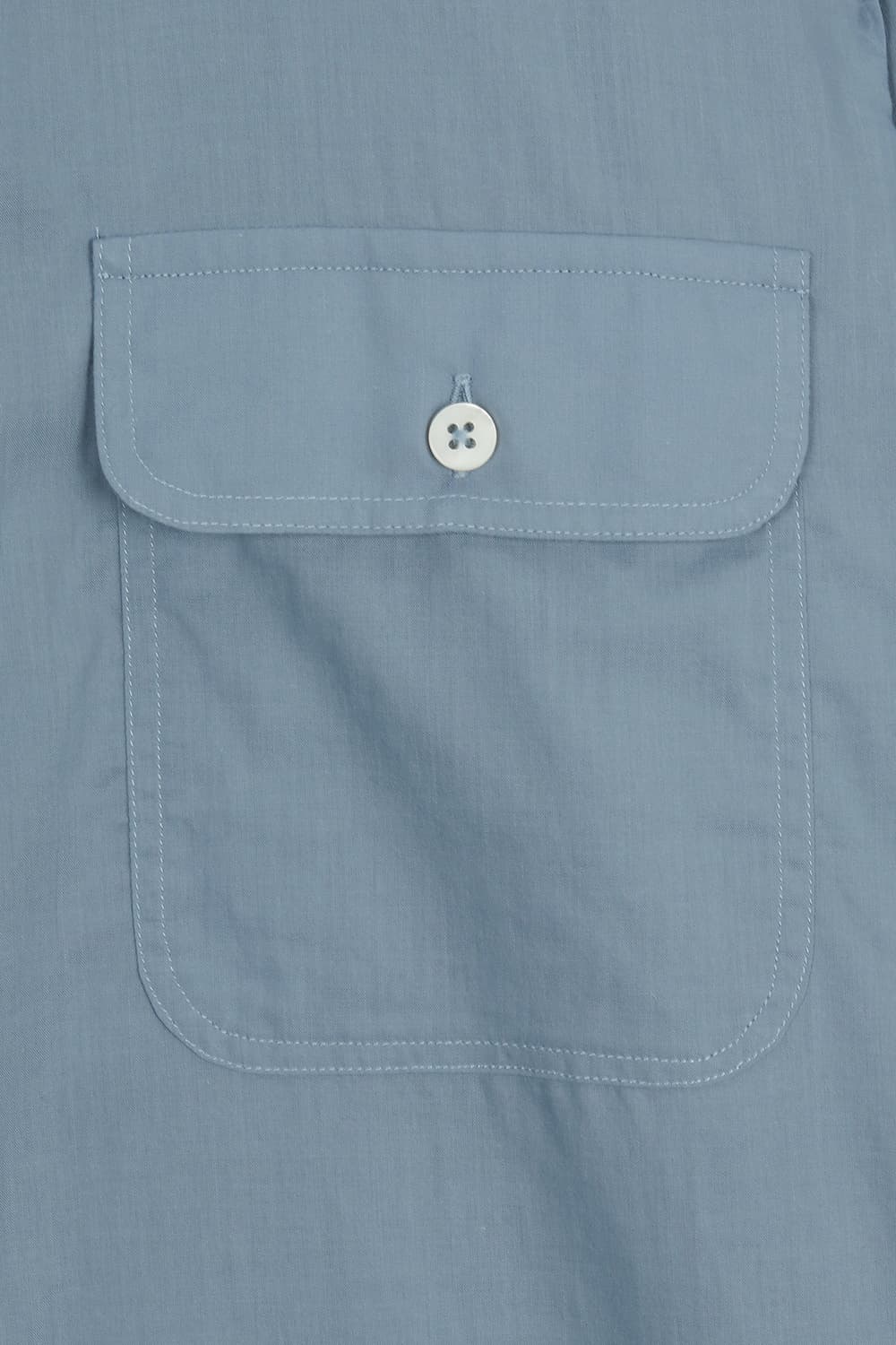 ARTIST 코튼 투 포켓 101 블루 셔츠