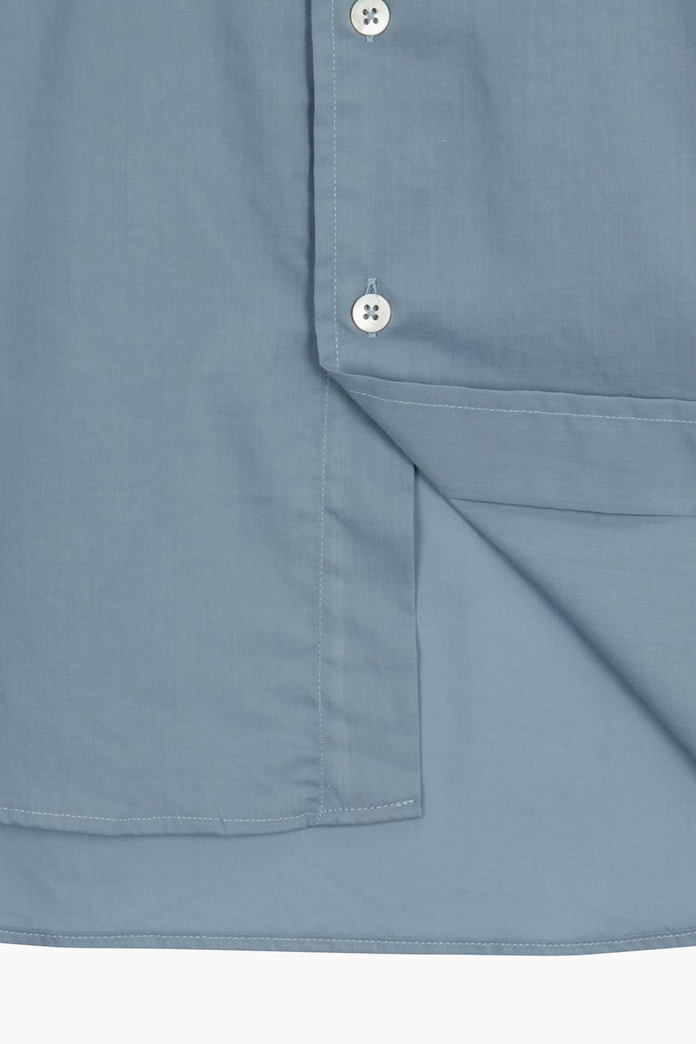 ARTIST 코튼 투 포켓 101 블루 셔츠