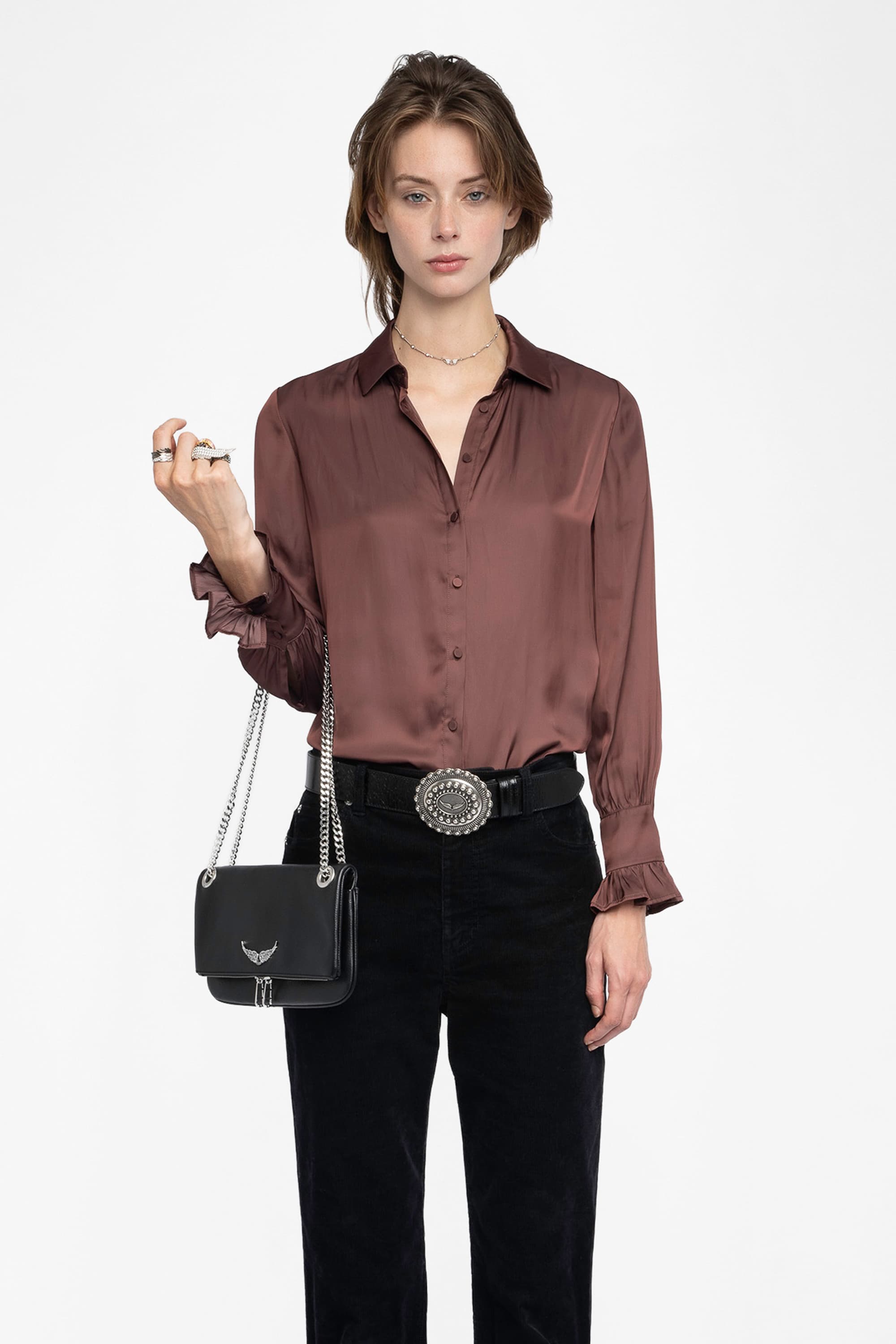 Thely Satin Shirt