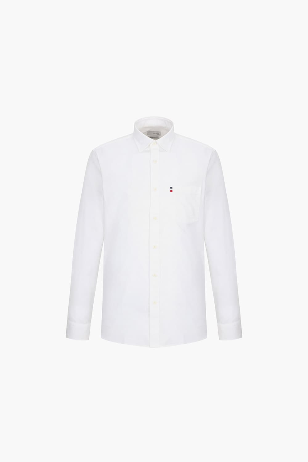 옥스포드 트리콜로르 953 컴포터블(뉴 캐주얼 핏) 셔츠 화이트 SE4FM22LS953SWH