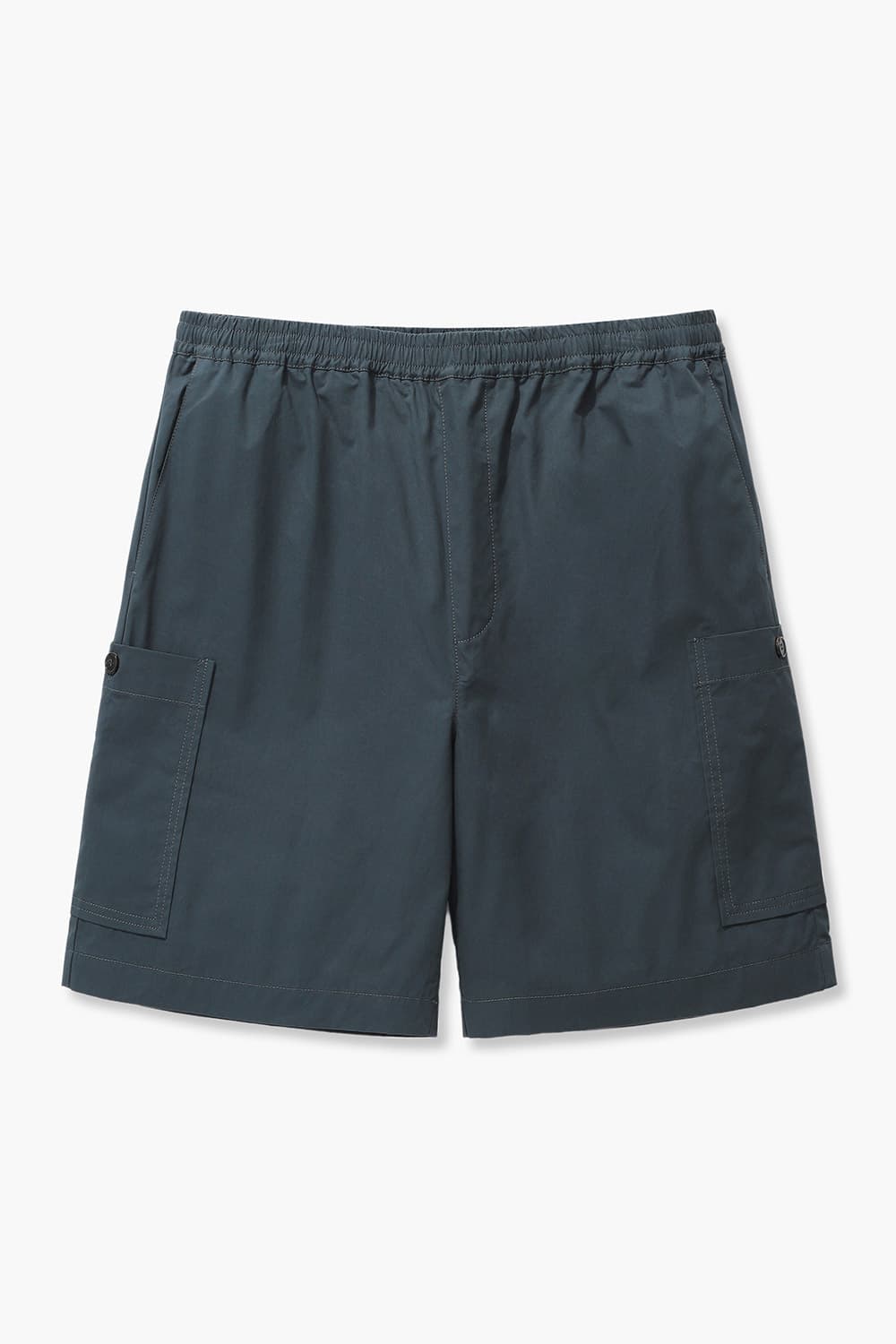 PIKE 코튼 사이드 포켓 밴딩 004 다크네이비 쇼츠