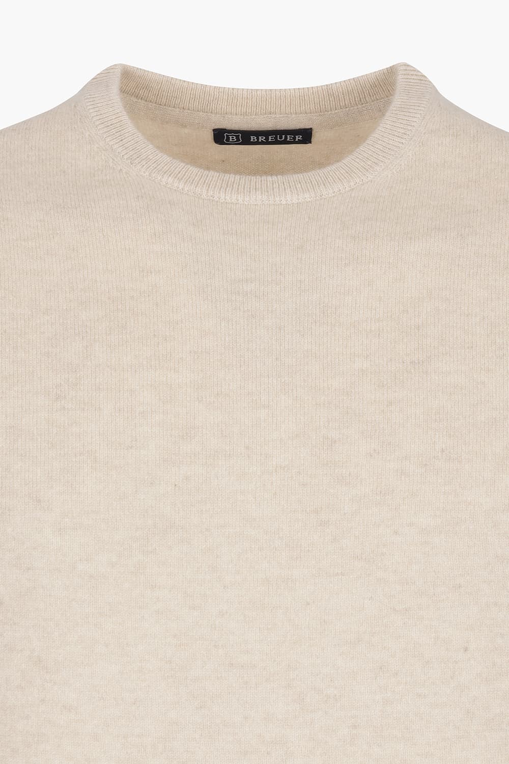 ROUND 캐시미어 크루넥 801 라이트베이지 긴소매 니트