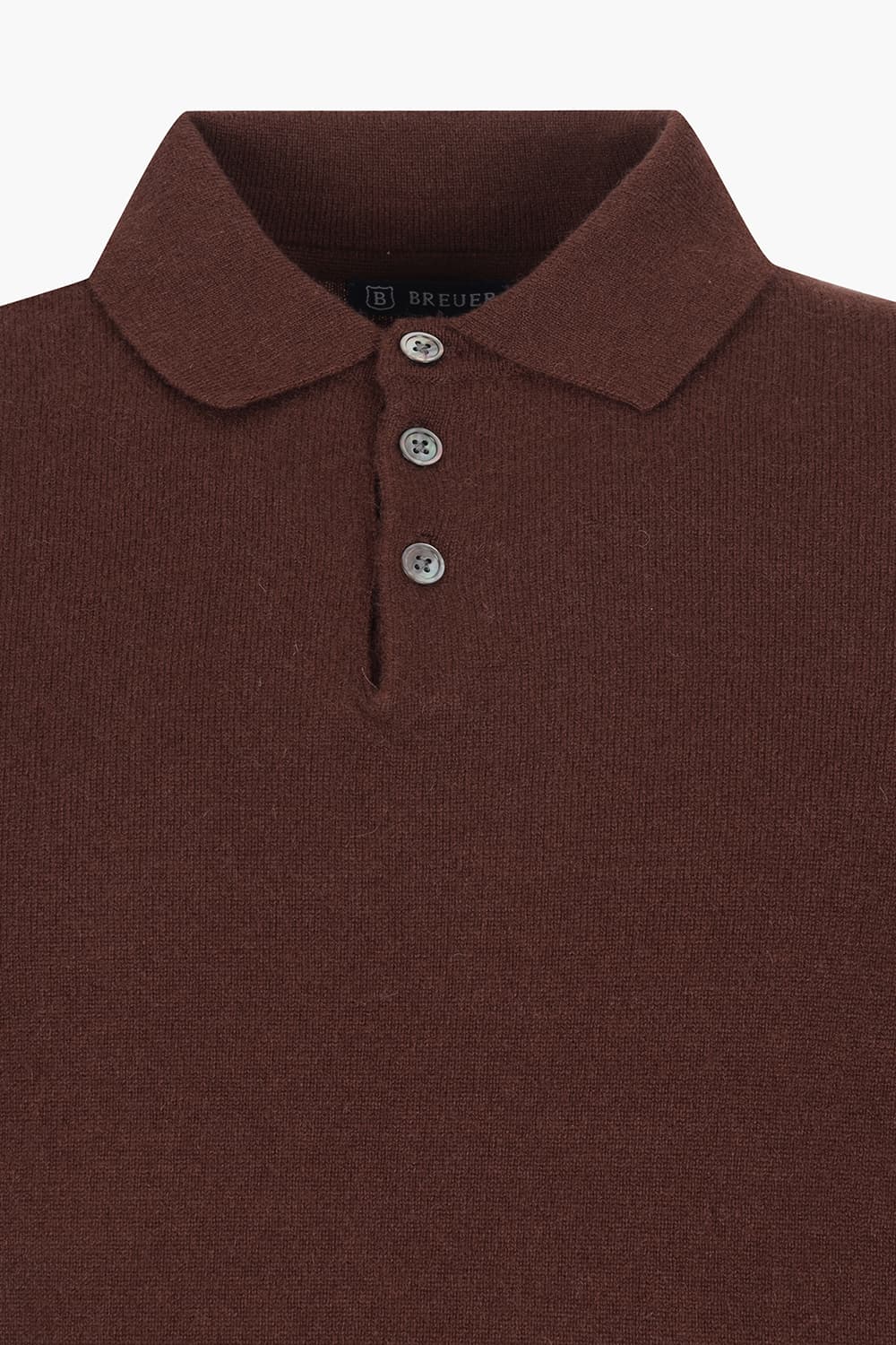 캐시미어 폴로 802 버건디 긴소매 니트