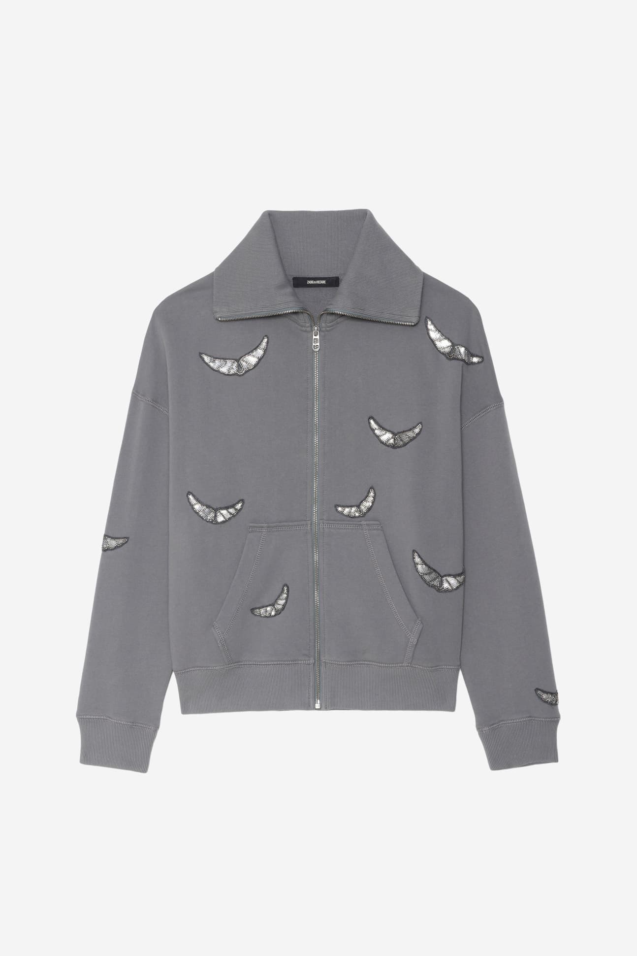 Milly Zip-Up Wings Cardigan