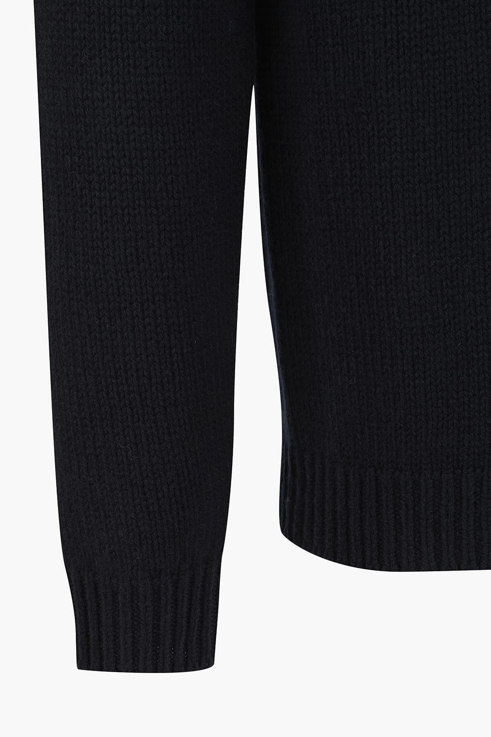 GILET 울 카라넥 203 다크네이비 가디건