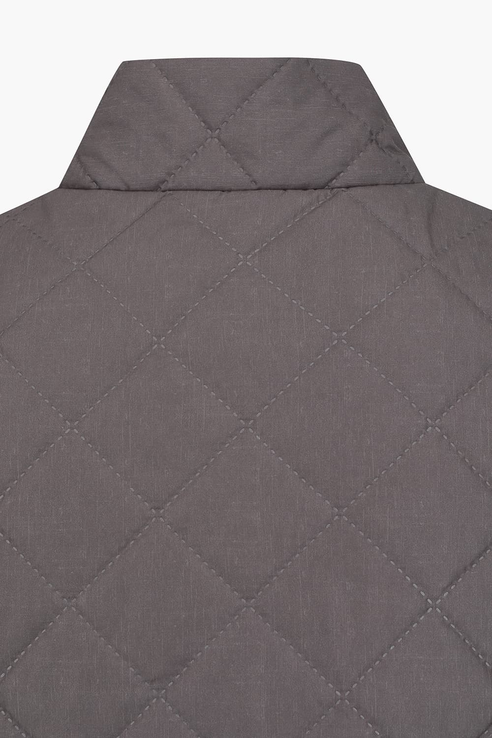 CLAN 다이아몬드 퀼팅 경량 501 다크그레이 베스트