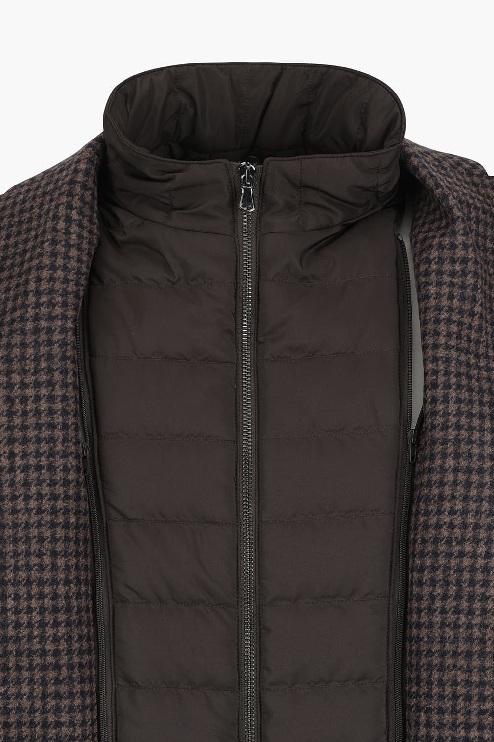 알파카 울 베이직 804 다크브라운 테일러드 자켓