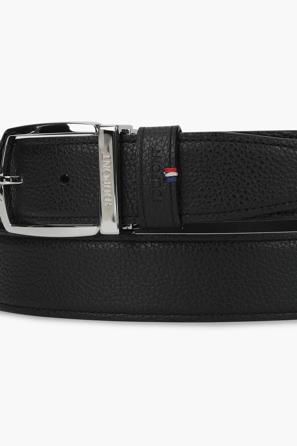 25 뉴 로고 핀 버클 팔라듐 35mm 블랙 그레인 벨트 CJ8350001Z