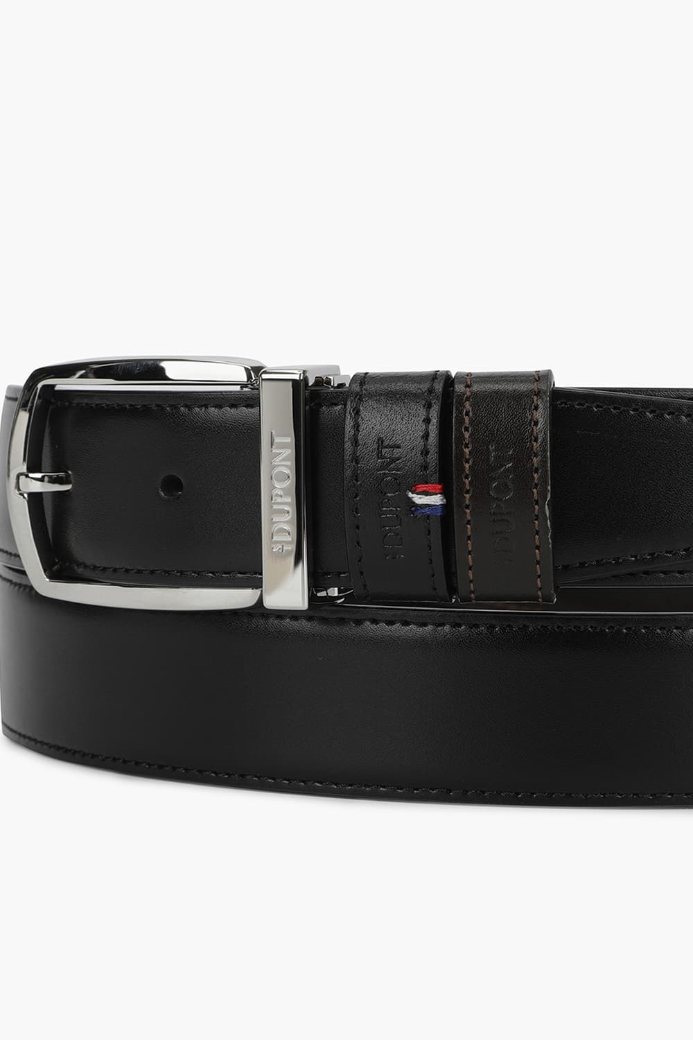 25 뉴 로고 핀 버클 팔라듐 35mm 블랙/브라운 스무스 벨트 CJ8350011Z