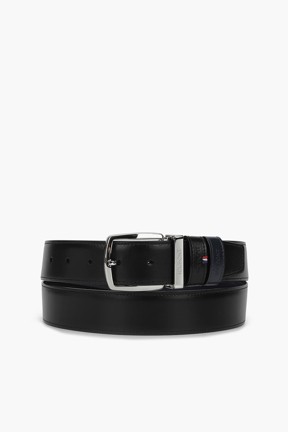 25 뉴 로고 핀 버클 팔라듐 35mm 블랙/네이비 스무스 벨트 CJ8350013Z